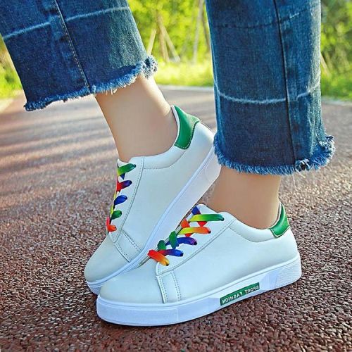 Chaussures de printemps femme en PU ronde - Ref 998637