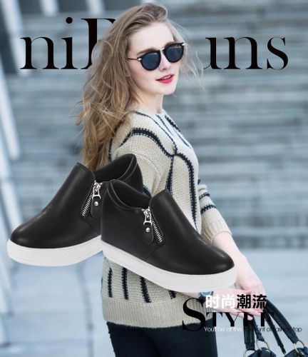 Chaussures de printemps femme en PU ronde - semelle caoutchouc Ref 998648