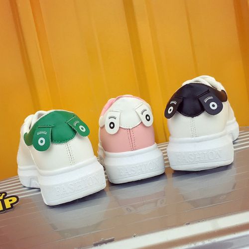 Chaussures de printemps femme en PU ronde avec lacets - semelle caoutchouc Ref 998649