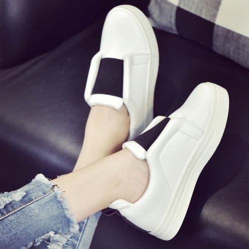 Chaussures de printemps femme en PU ronde ouverture profonde, Modèles mélangées, Génoise - semelle caoutchouc Ref 998664