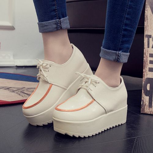 Chaussures de printemps femme en PU ronde - semelle polyuréthane Ref 998683