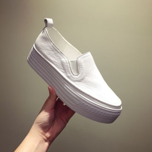 Chaussures de printemps femme en PU ronde - Ref 998697