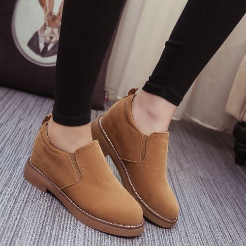 Chaussures de printemps femme en PU ronde - Angleterre semelle TPR Ref 998711