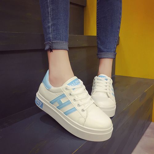 Chaussures de printemps femme en fibre Superfine ronde avec lacets, Modèles mélangées, étanche - semelle caoutchouc Ref 9