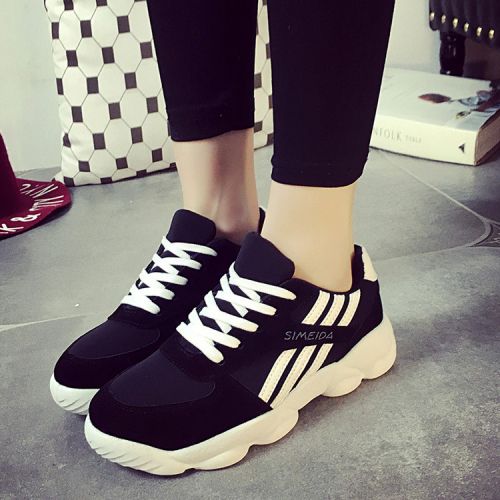 Chaussures de printemps femme en vache, Nubuck, ronde étanche - doux semelle caoutchouc Ref 998760
