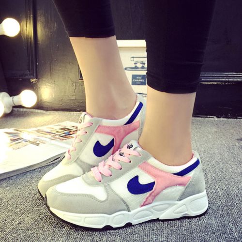 Chaussures de printemps femme en ronde ouverture profonde, avec lacets - semelle polyuréthane Ref 998799