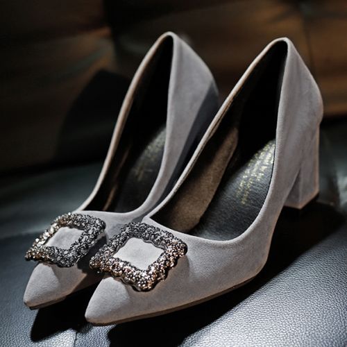 Chaussures de printemps femme en ronde - semelle caoutchouc Ref 998826