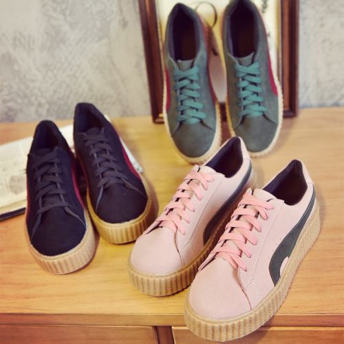 Chaussures de printemps femme en vache, Nubuck, ronde avec lacets, Modèles mélangées - semelle caoutchouc Ref 9