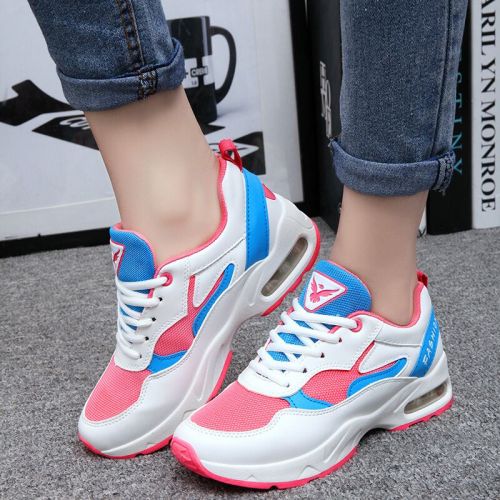 Chaussures de printemps femme en Une variété matériaux épissure ronde Génoise - semelle caoutchouc Ref 998843