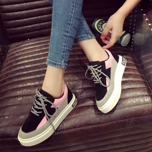 Chaussures de printemps femme en PU ronde - semelle caoutchouc Ref 998845