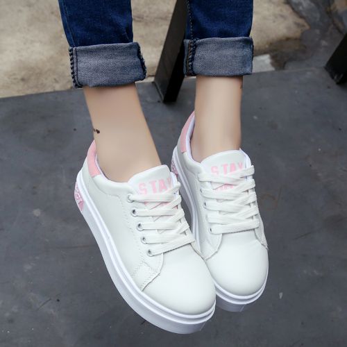 Chaussures de printemps femme en PU ronde étanche - semelle caoutchouc Ref 998848