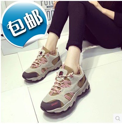 Chaussures de printemps femme en ronde avec lacets, Modèles mélangées, Wedges, Génoise, étanche - collège semelle c