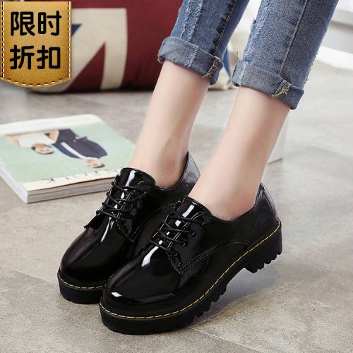 Chaussures de printemps femme en PU ronde paillette, Génoise, étanche - doux semelle mousse caoutchouc Ref 998873