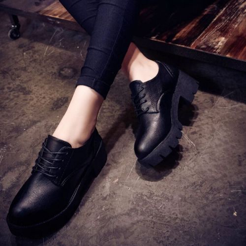 Chaussures de printemps femme en PU ronde ouverture profonde, Wedges, étanche - Europe semelle plastique Ref