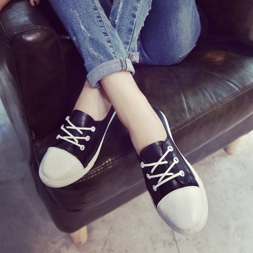 Chaussures de printemps femme en PU ronde ouverture profonde- doux - semelle polyuréthane Ref 998895