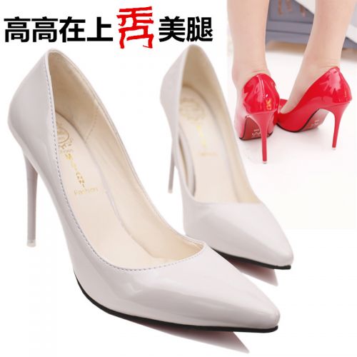 Chaussures de printemps femme en PU pointu ouverture profonde- Europe - semelle caoutchouc Ref 998916