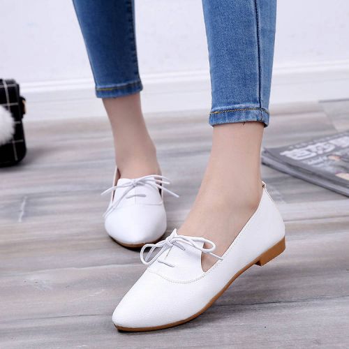 Chaussures de printemps femme en PU ronde - semelle caoutchouc Ref 998917