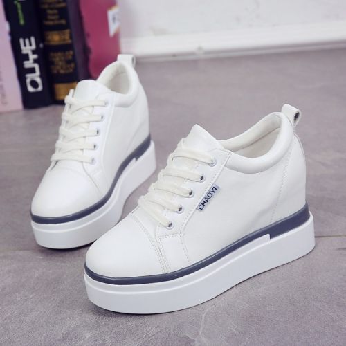 Chaussures de printemps femme en PU ronde Génoise - semelle caoutchouc Ref 998939