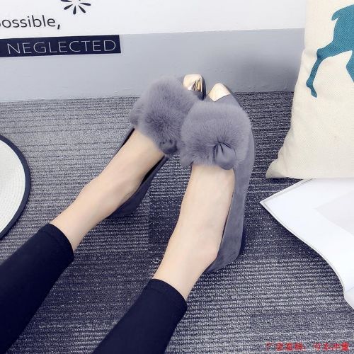 Chaussures de printemps femme en pointu décoration métallique - semelle caoutchouc Ref 998995
