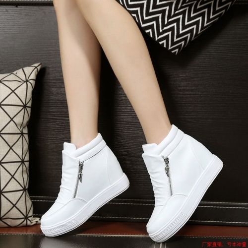 Chaussures de printemps femme en PU ronde Génoise - semelle caoutchouc Ref 999031