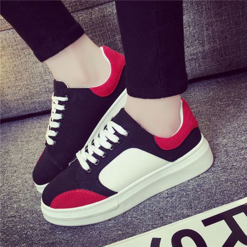Chaussures de printemps femme en tissu ronde étanche, avec lacets, Modèles mélangées, ouverture profonde, Génoise - sim