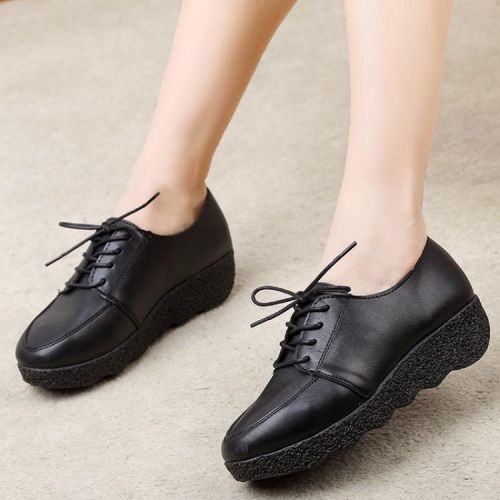 Chaussures de printemps femme en Cuir spatial pointu Génoise - Commuter semelle polyuréthane Ref 999084