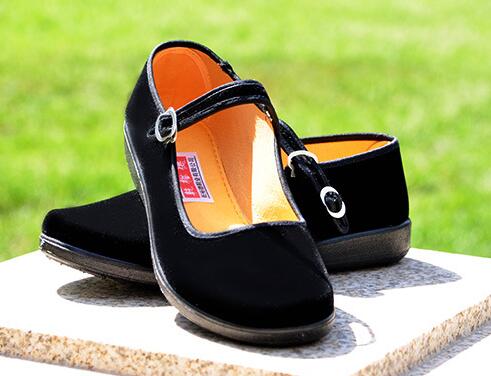 Chaussures de printemps femme en tissu ronde - semelle plastique Ref 999091