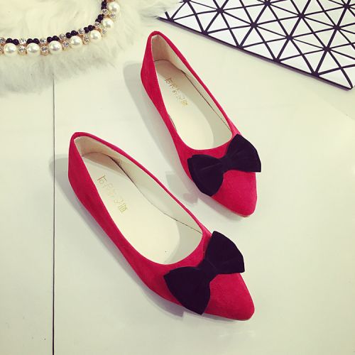 Chaussures de printemps femme en PU ronde - semelle caoutchouc Ref 999096