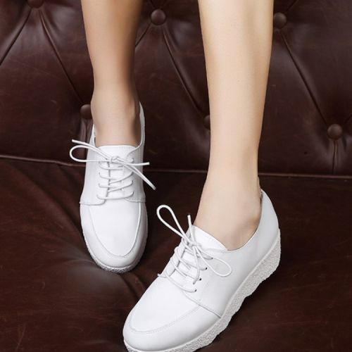 Chaussures de printemps femme en Cuir spatial pointu Génoise - Commuter semelle polyuréthane Ref 999128