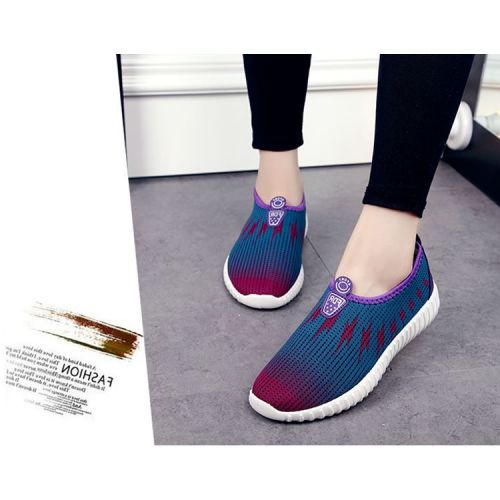Chaussures de printemps femme en engrener ronde ouverture profonde, - loisir semelle caoutchouc Ref 999135