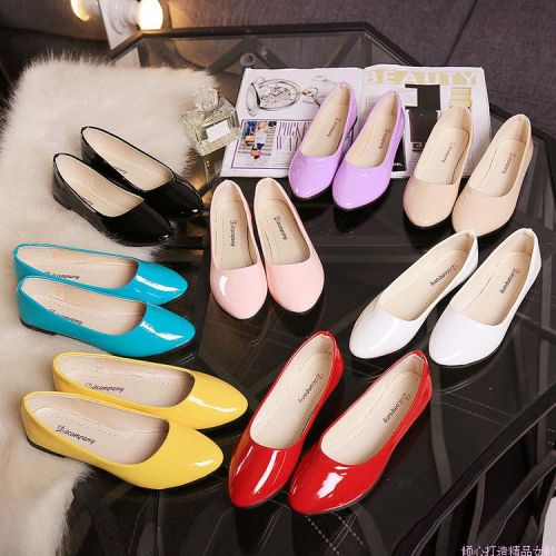 Chaussures de printemps femme en Manteau peinture ronde ouverture profonde- simple - semelle TPR Ref 999151