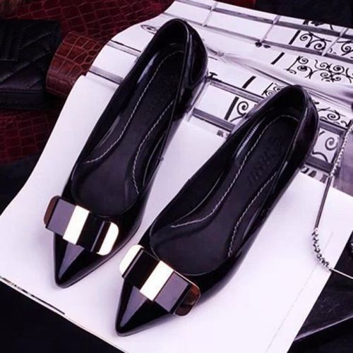 Chaussures de printemps femme en Manteau peinture ronde ouverture profonde, arc, Style romain - Europe semelle caoutcho