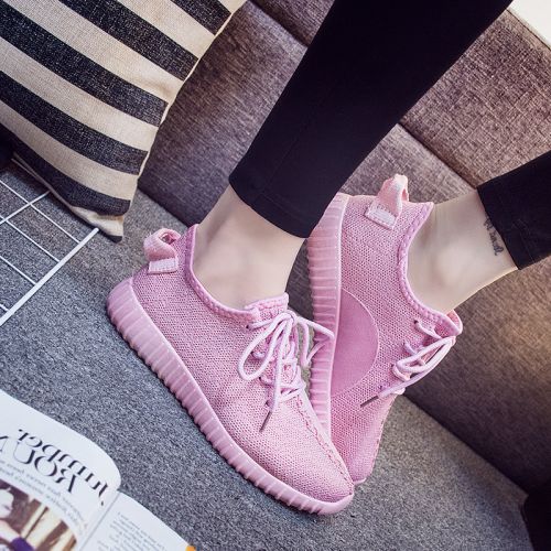 Chaussures de printemps femme en Une variété matériaux épissure ronde avec lacets - semelle caoutchouc Ref 999189