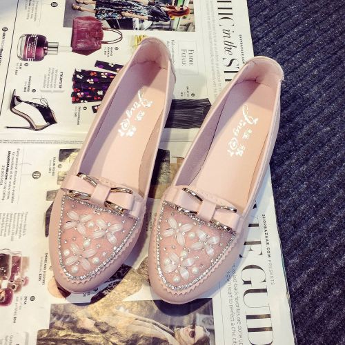 Chaussures de printemps femme en PU ronde ouverture profonde- japonais - semelle caoutchouc Ref 999208