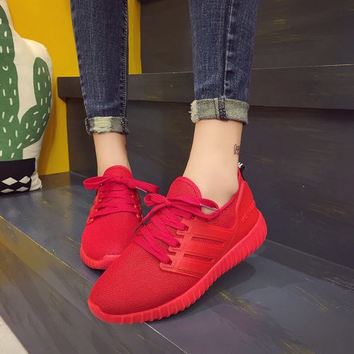Chaussures de printemps femme en engrener ronde avec lacets, creux, - semelle TPR Ref 999218
