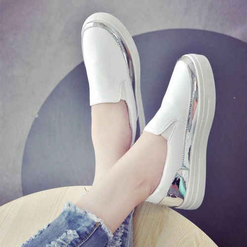 Chaussures de printemps femme en PU ronde ouverture profonde- doux - semelle caoutchouc Ref 999228