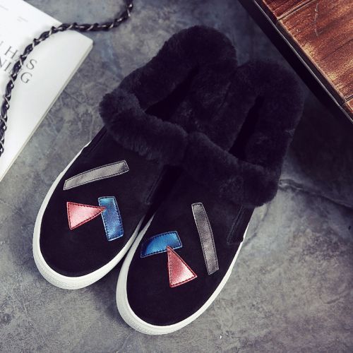 Chaussures de printemps femme dont première couche peau porc ronde Génoise - semelle caoutchouc Ref 999250