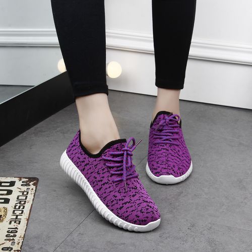 Chaussures de printemps femme en tissu ronde - Ref 999261