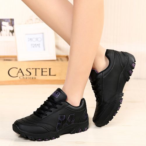 Chaussures de printemps femme en fibre Superfine ronde ouverture profonde, avec lacets, Wedges, Génoise, ét