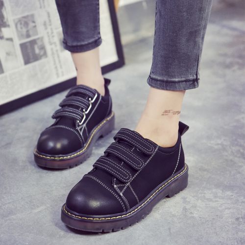Chaussures de printemps femme en PU ronde étanche, Wedges - semelle TPR Ref 999308