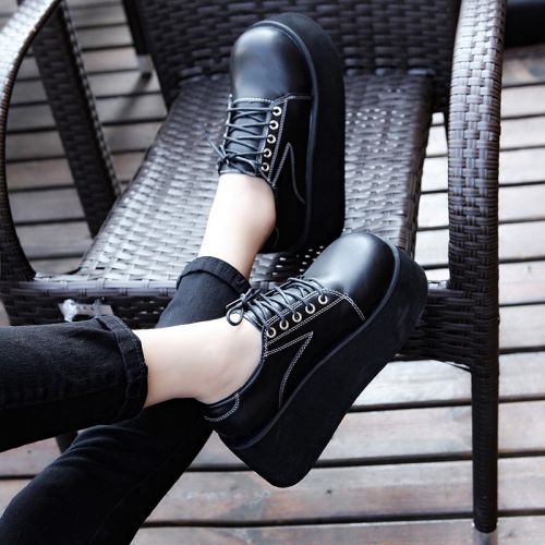 Chaussures de printemps femme en PU ronde Wedges, étanche, Avec une combinaison fines - japonais semelle mousse caoutcho