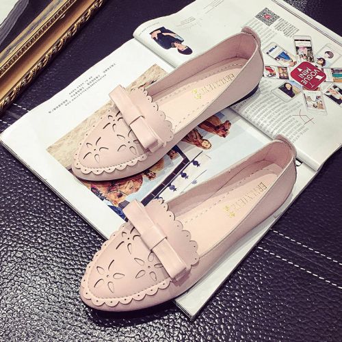 Chaussures de printemps femme en PU pointu ouverture profonde- doux - semelle caoutchouc Ref 999373
