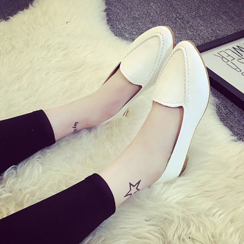 Chaussures de printemps femme en PU pointu ouverture profonde- loisir - semelle plastique Ref 999374