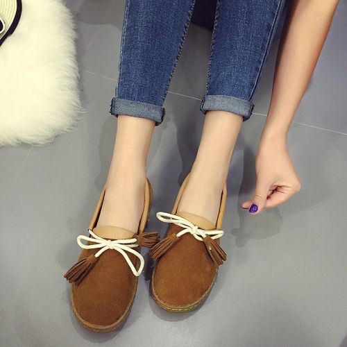 Chaussures de printemps femme en ronde étanche - semelle caoutchouc Ref 999387