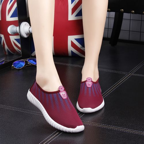 Chaussures de printemps femme en engrener ronde ouverture profonde, - loisir semelle mousse caoutchouc Ref 9