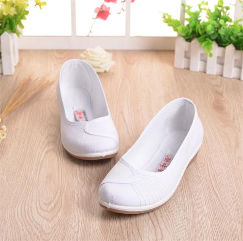 Chaussures de printemps femme en tissu ronde - japonais semelle caoutchouc Ref 999402