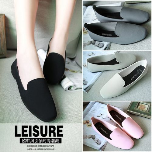 Chaussures de printemps femme en vache, Nubuck, ronde ouverture profonde- semelle caoutchouc - Ref 999407
