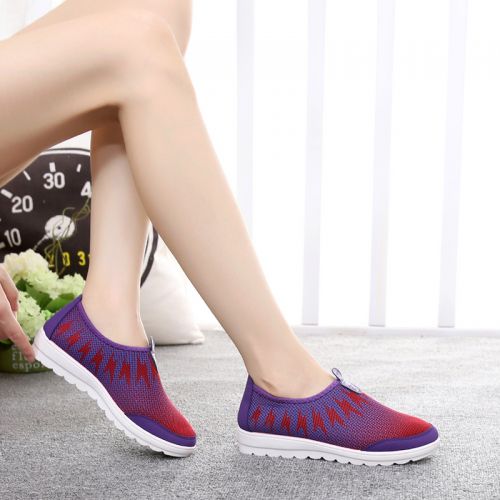 Chaussures de printemps femme en tissu ronde Modèles mélangées - loisir semelle fond composite Ref 999408