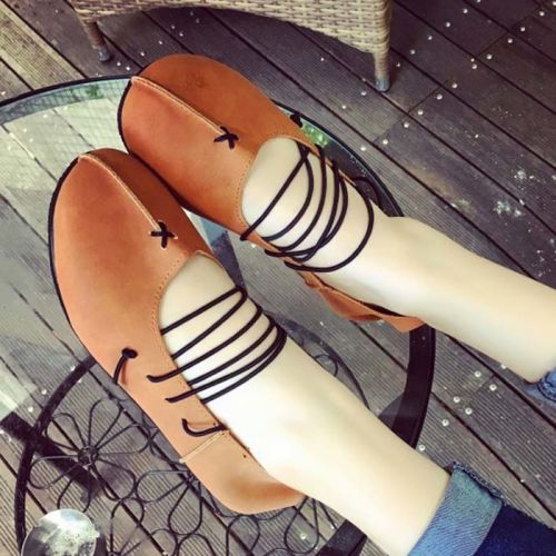 Chaussures de printemps femme en fibre Superfine ronde - Sen filles Ref 999427