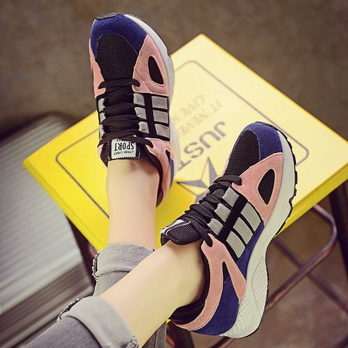 Chaussures de printemps femme en vache, Nubuck, ronde avec lacets - semelle caoutchouc Ref 999578